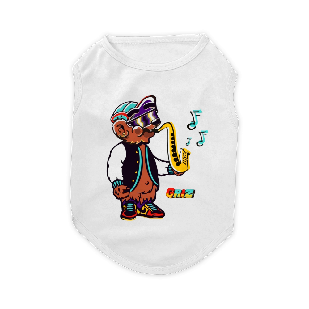 GRIZ-Sax Bear shirt Pet T-Shirt