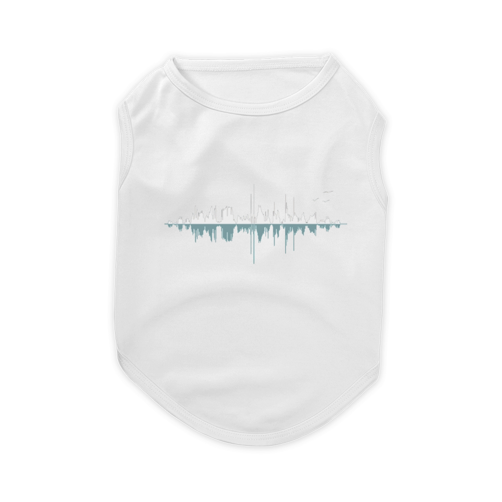 Music City Clear Graphic Pet T-Shirt