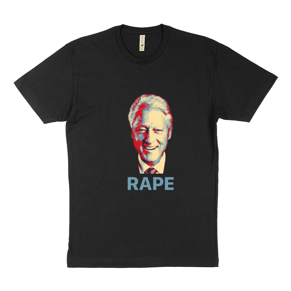 Bill Clinton Rape Roger Stone Sustainable T-Shirt