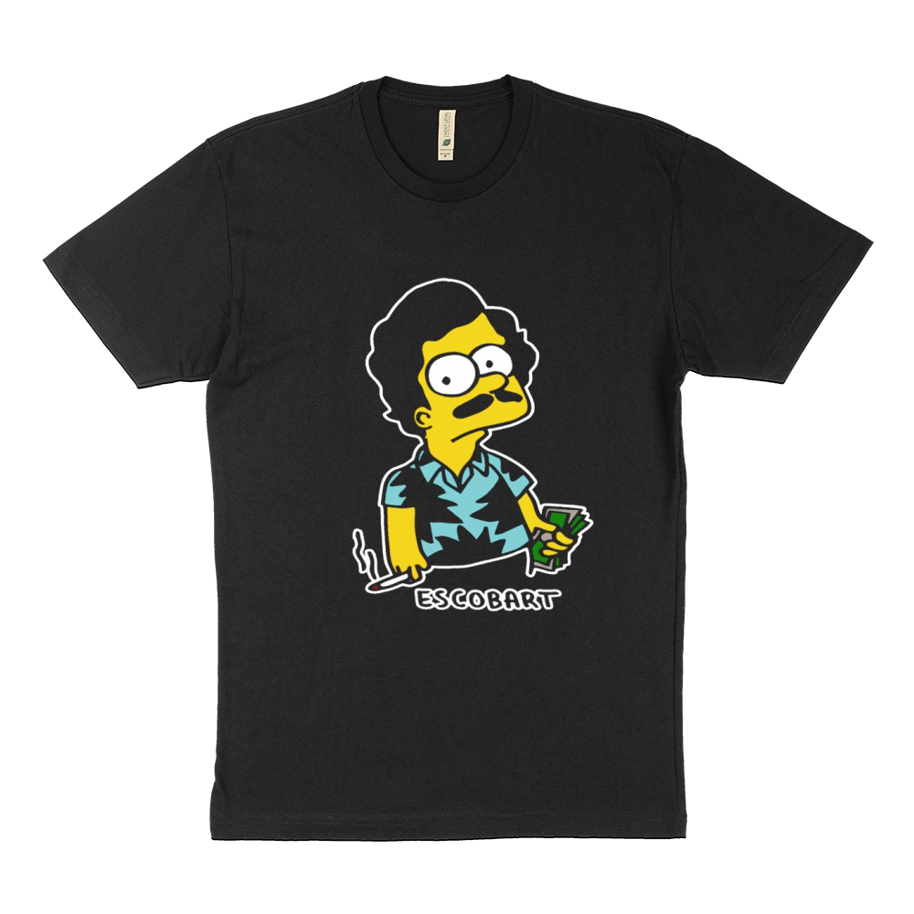 Escobart Pablo Escobar Simpson Inspired Joke Sustainable T-Shirt