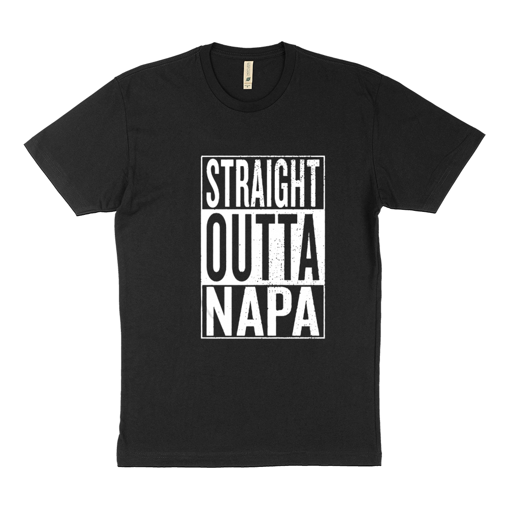 Straight Outta Napa Great Travel Sustainable T-Shirt