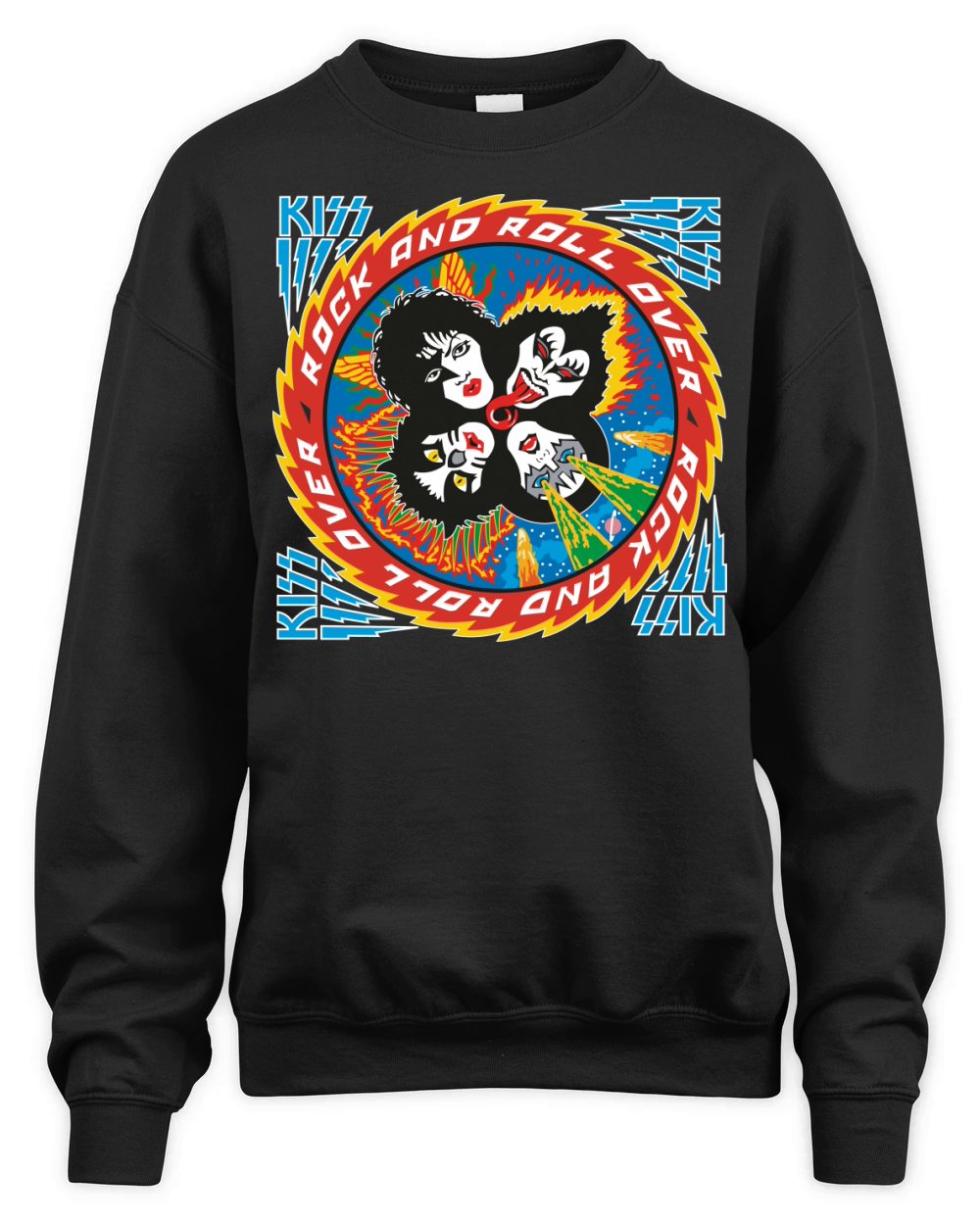 Kiss Rock and Roll Over Unisex Premium Crewneck Sweatshirt
