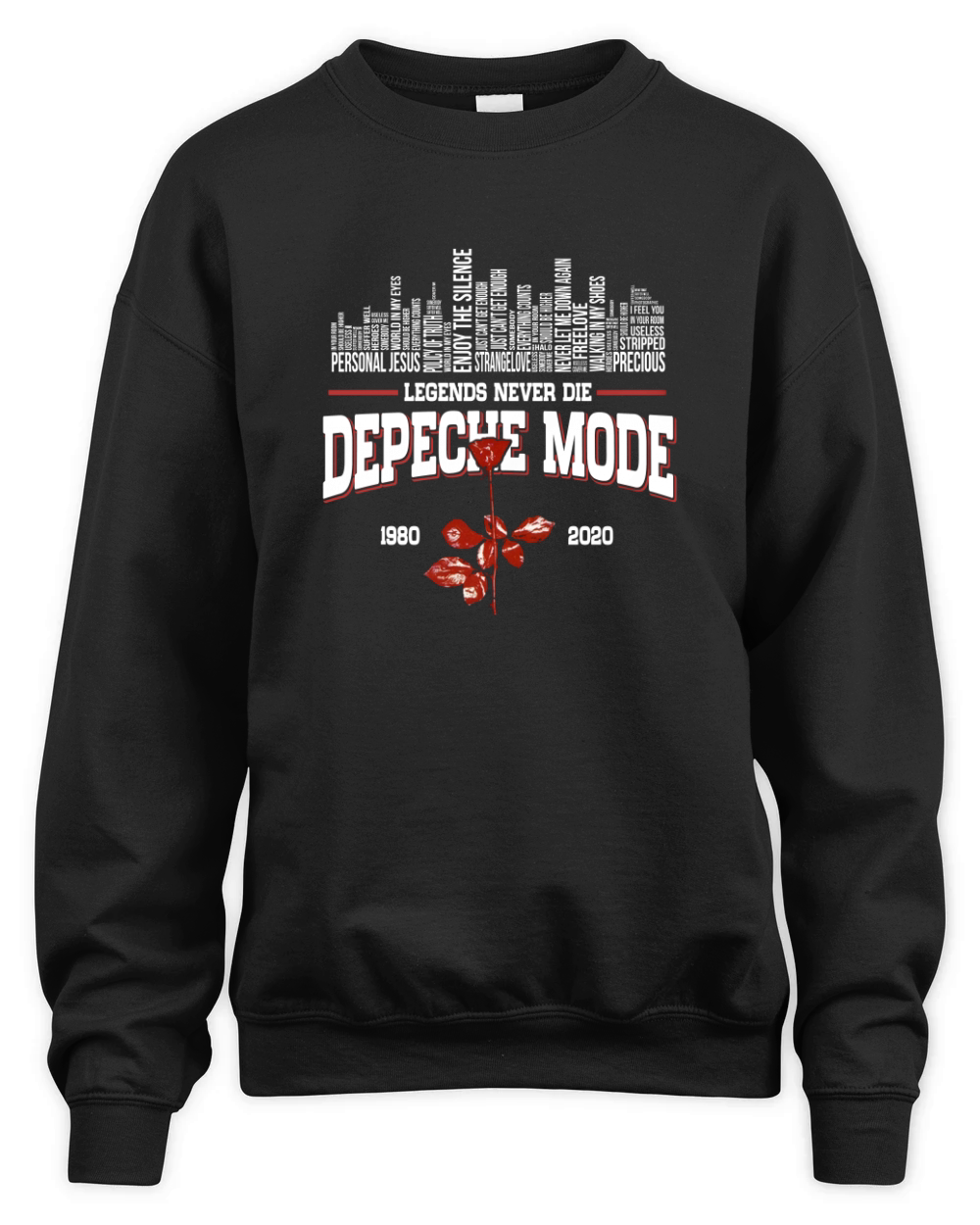 Legends Never Die Depeche Mode 1980 2020 Unisex Premium Crewneck Sweatshirt