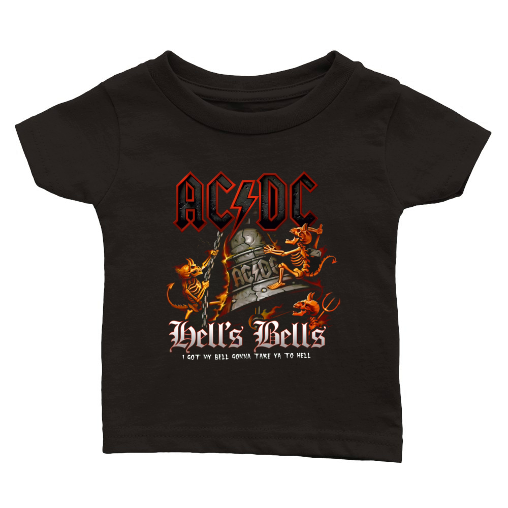 AC/DC Hell's Bells Classic Baby Crewneck T-shirt