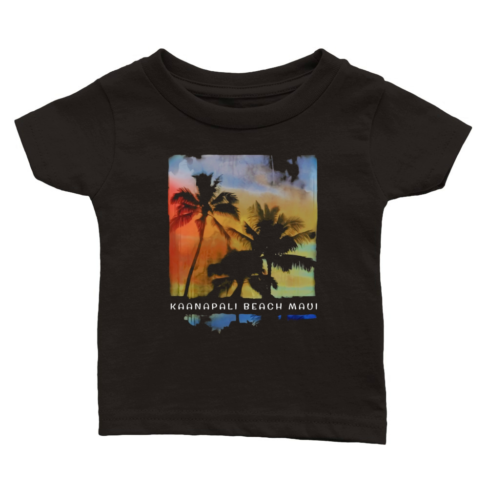 Kaanapali Maui Beach Hawaii Classic Baby Crewneck T-shirt