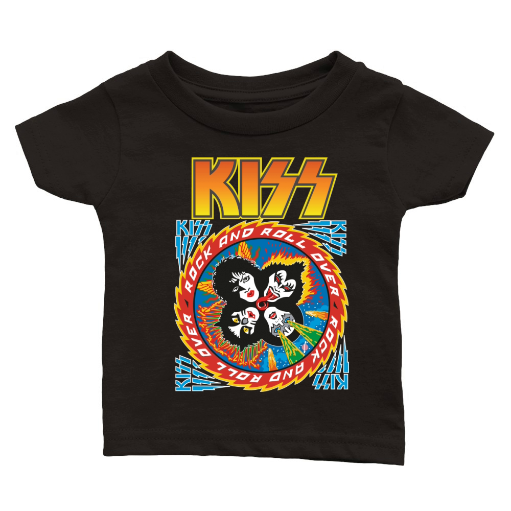 Kiss Rock Band Classic Baby Crewneck T-shirt