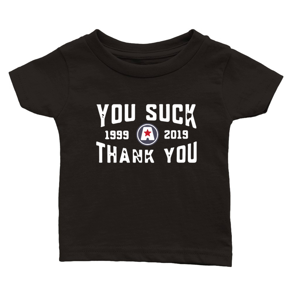 Kurt Angle You Suck Thank You 1999-2019 shirt Classic Baby Crewneck T-shirt