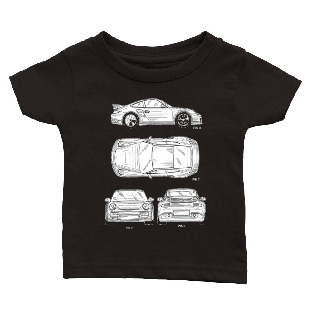 Porsche 911 Classic Baby Crewneck T-shirt