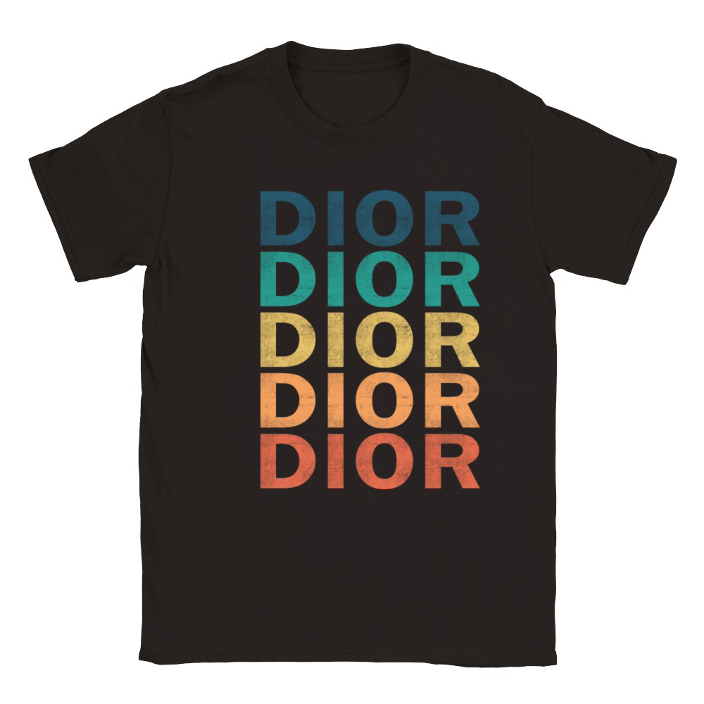Dior Name T Shirt - Dior Vintage Retro Name Gift I Classic Kids Crewneck T-shirt