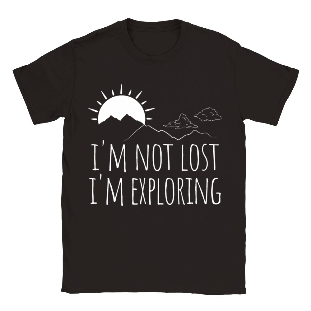 I'm Not Lost I m Exploring Classic Kids Crewneck T-shirt