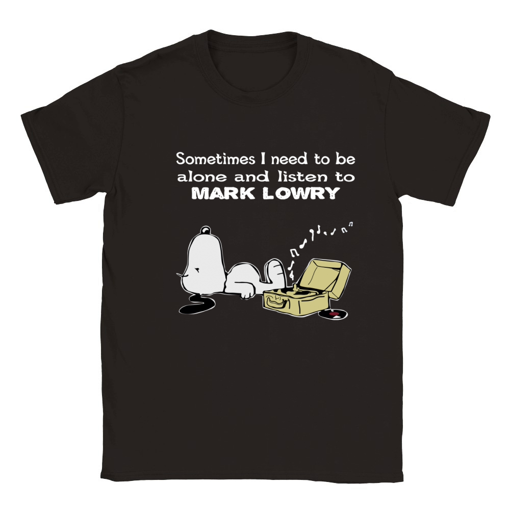 Sometimes I need to be alone and listen to Mark Lowry Classic Kids Crewneck T-shirt