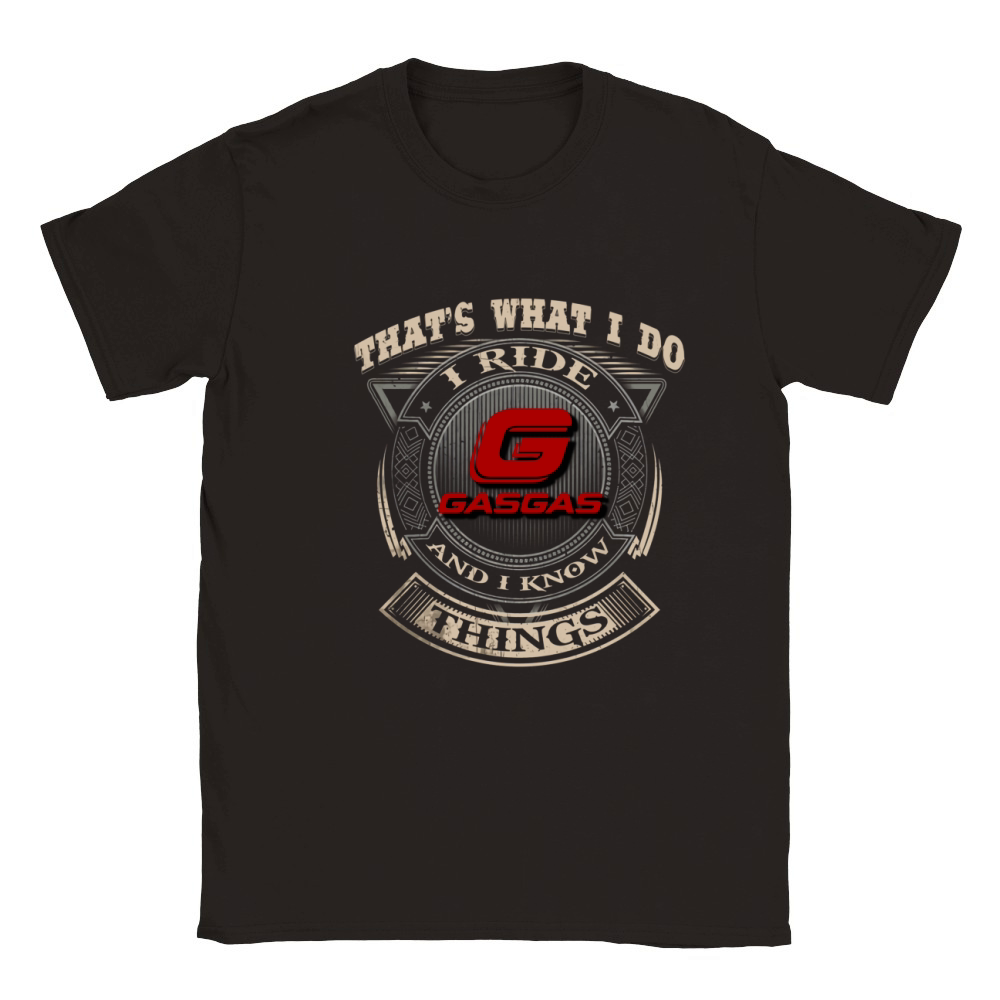 THAT'S WHAT I DO GAS GAS Classic Kids Crewneck T-shirt