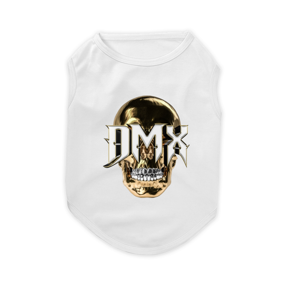 DMX Gold Skull Pet T-Shirt
