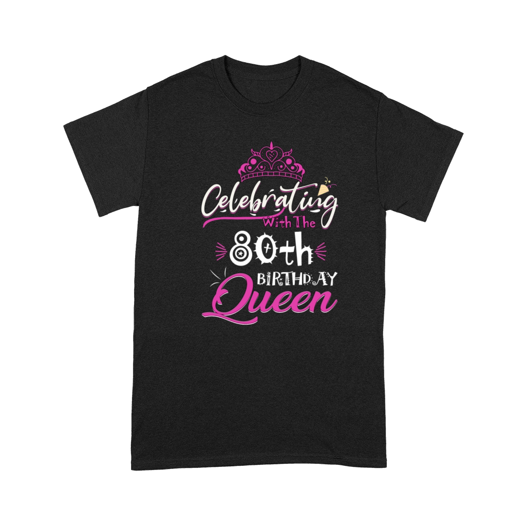 Celebrating With The 80th Birthday Queen Premium T-shirt