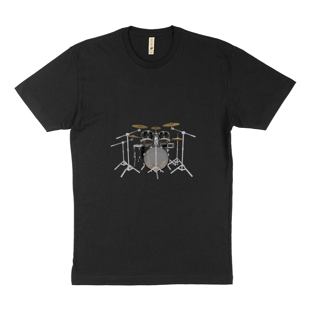 Black Drum Kit Sustainable T-Shirt