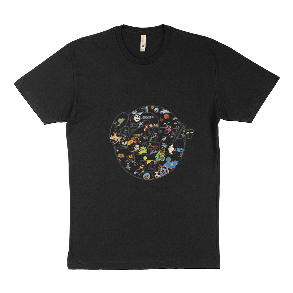 Led Zeppelin Symbol Circle Sustainable T-Shirt