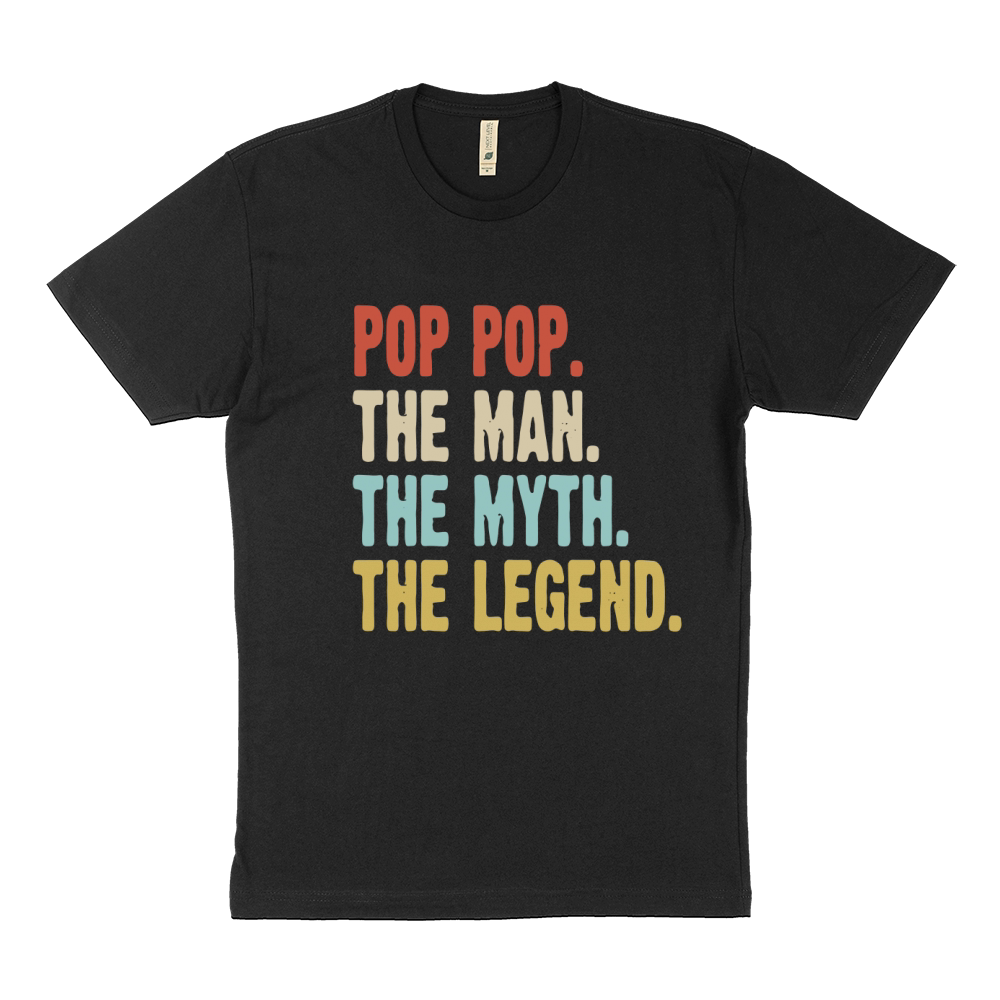 Pop Pop The Man The Myth The Legend - Sweatshirt Unisex Sustainable T-Shirt