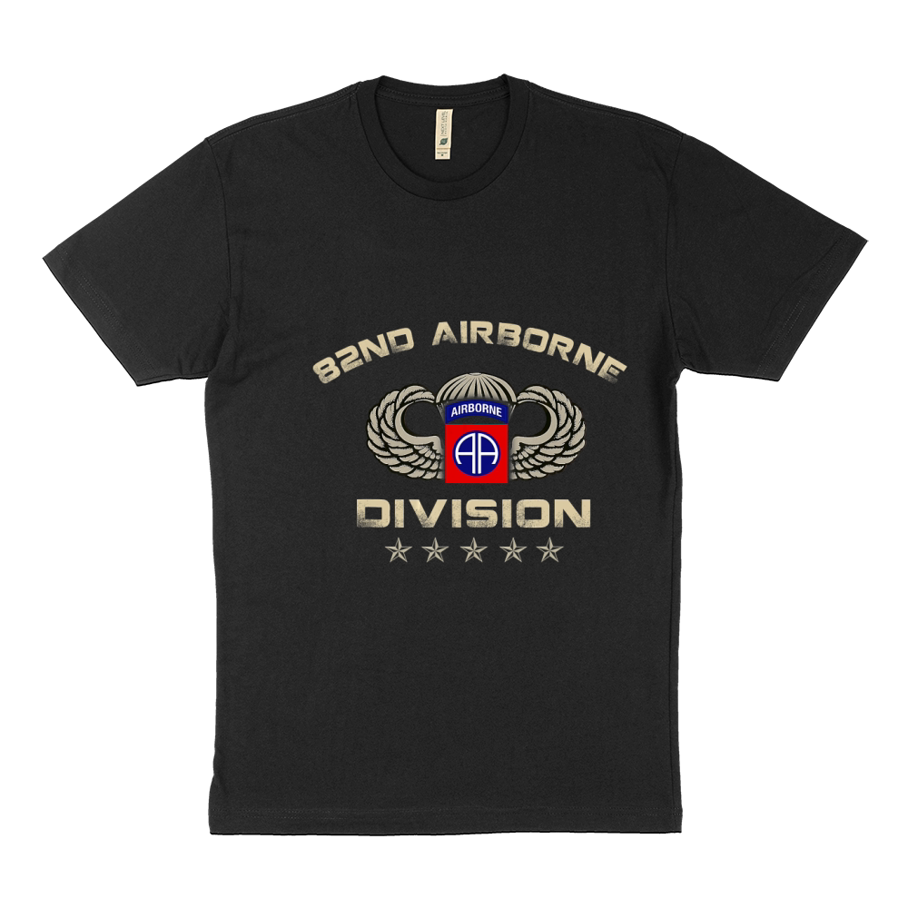 US Army 82nd AIRBORNE Division Veteran Vintage T-Shirt T-Shirt Sustainable T-Shirt