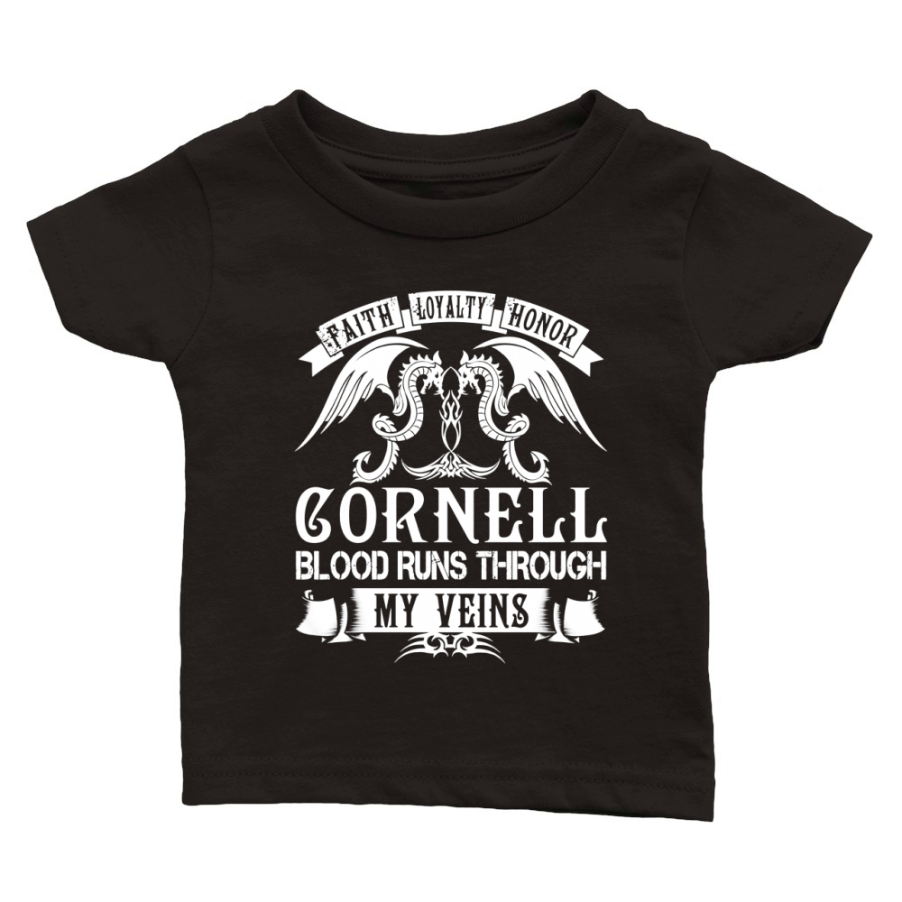 CORNELL Blood - CORNELL Last Name, Surname T-Shirt Classic Baby Crewneck T-shirt