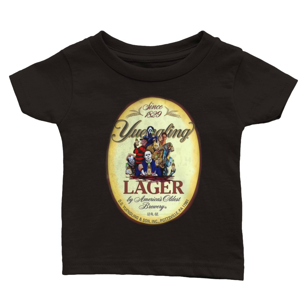 Horror characters Yuengling Lager by America’s Oldest Brewery shirt Classic Baby Crewneck T-shirt