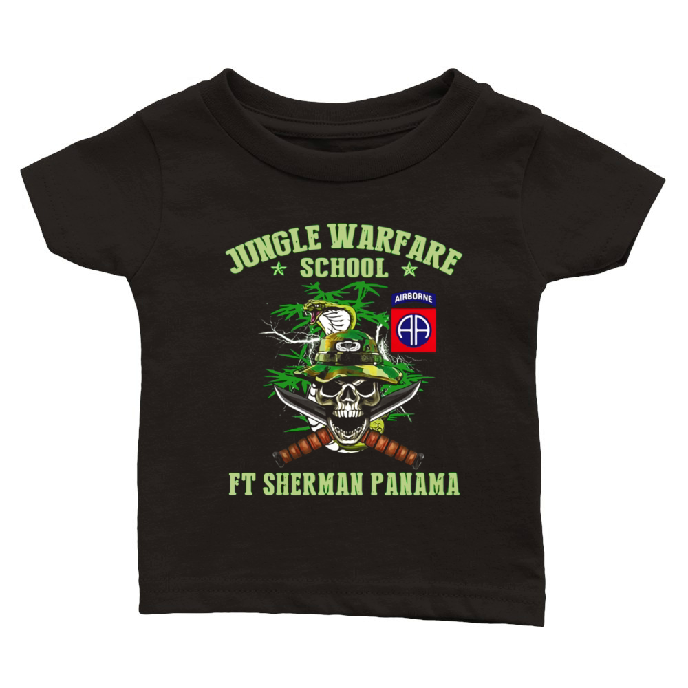 Jungle Warfare school Ft Sherman Panama Classic Baby Crewneck T-shirt