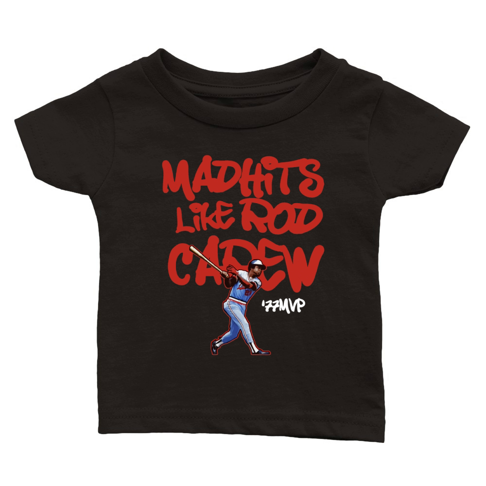 Mad Hits Like Rod Carew Shirt Classic Baby Crewneck T-shirt