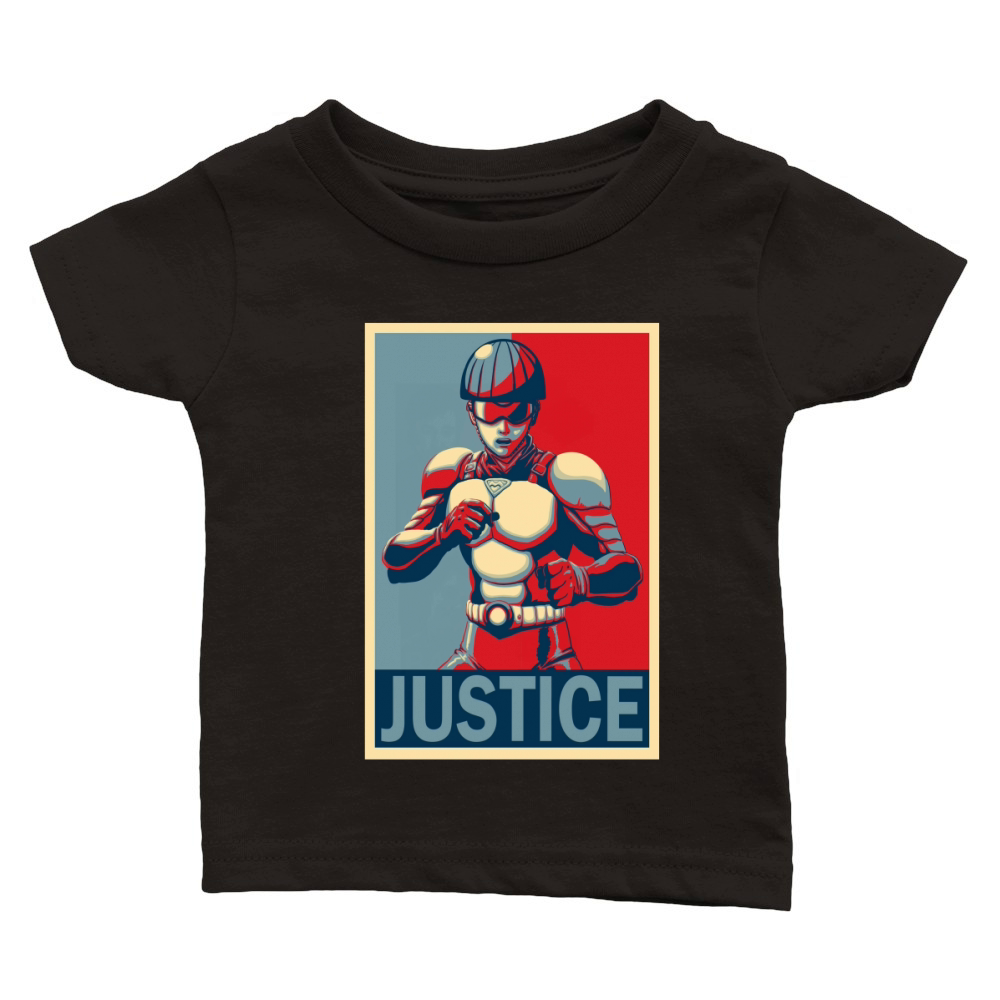Mumen Rider the Bicycle is for Justice Classic Baby Crewneck T-shirt