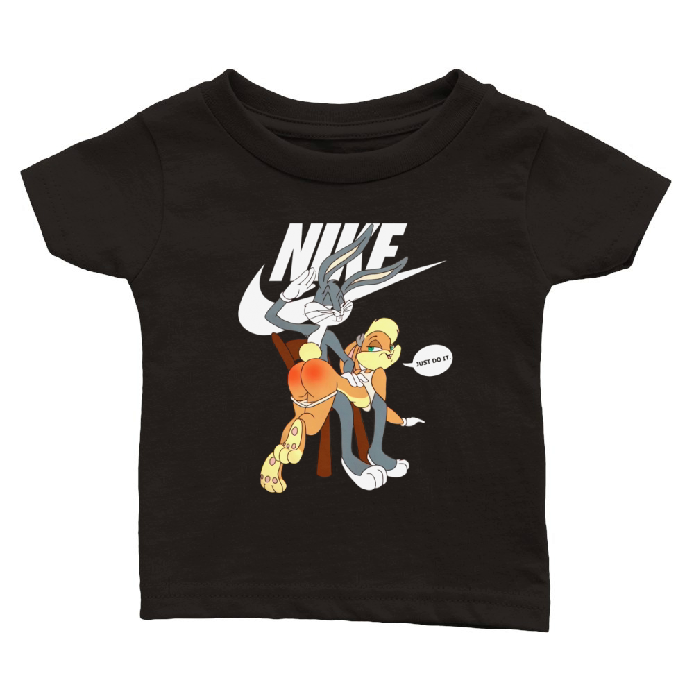 Nike Bugs Bunny Spanking Lola Just Do It Classic Baby Crewneck T-shirt