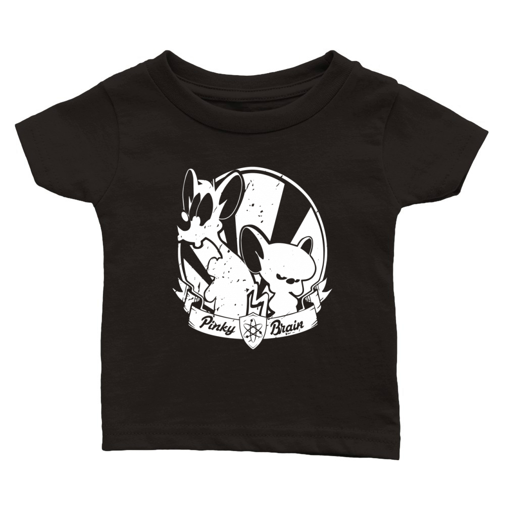 pinky and the brain genius and insane Classic Baby Crewneck T-shirt