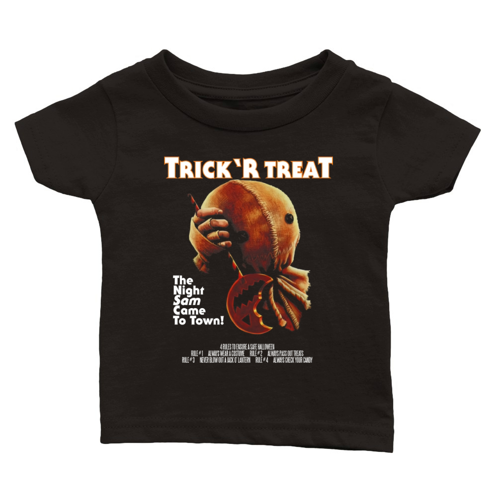 Trick 'r Treat the night sam came to town shirt, hoodie, sweater, longsleeve t-shirt Classic Baby Crewneck T-shirt