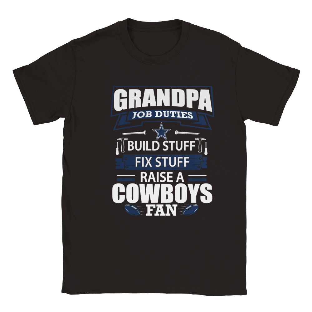 Cowboys Grandpa v2 T-shirt, Cowboys Grandpa v2 Hoodies Classic Kids Crewneck T-shirt