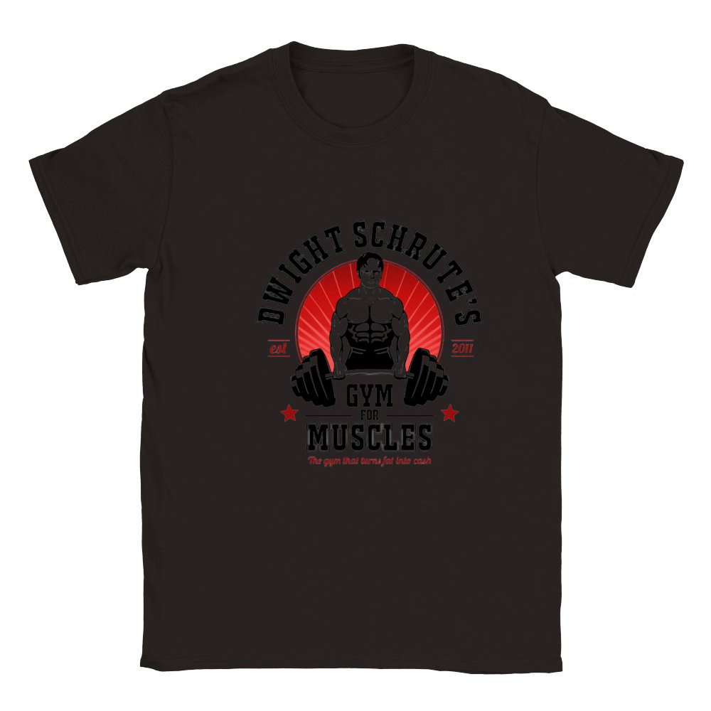 Dwight Schrute Gym For Muscles Classic Kids Crewneck T-shirt