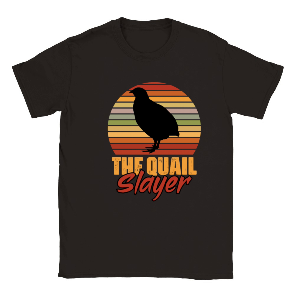 Vintage The Quail Slayer For Northern Bobwhite Classic Kids Crewneck T-shirt