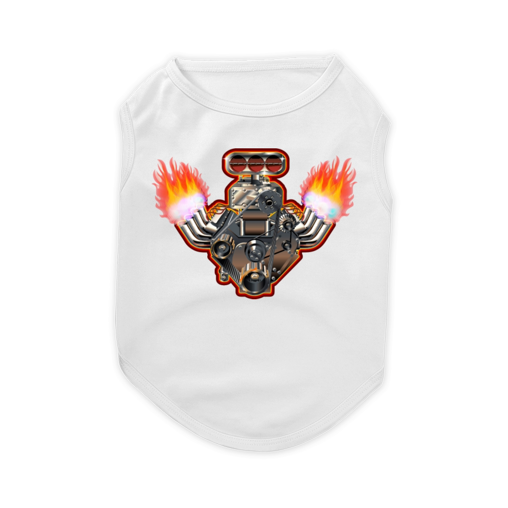 cool car engine design Pet T-Shirt