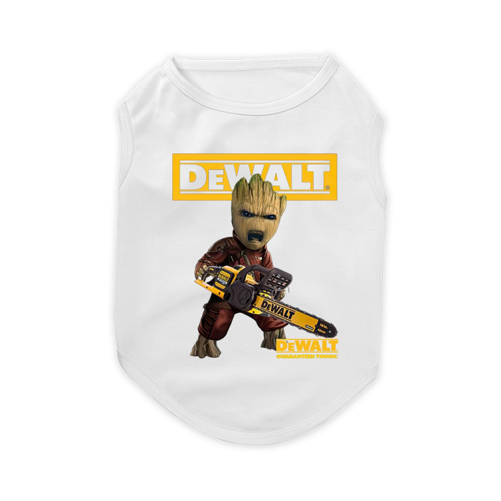Groot With Logo Dewalt Shirt Pet T-Shirt