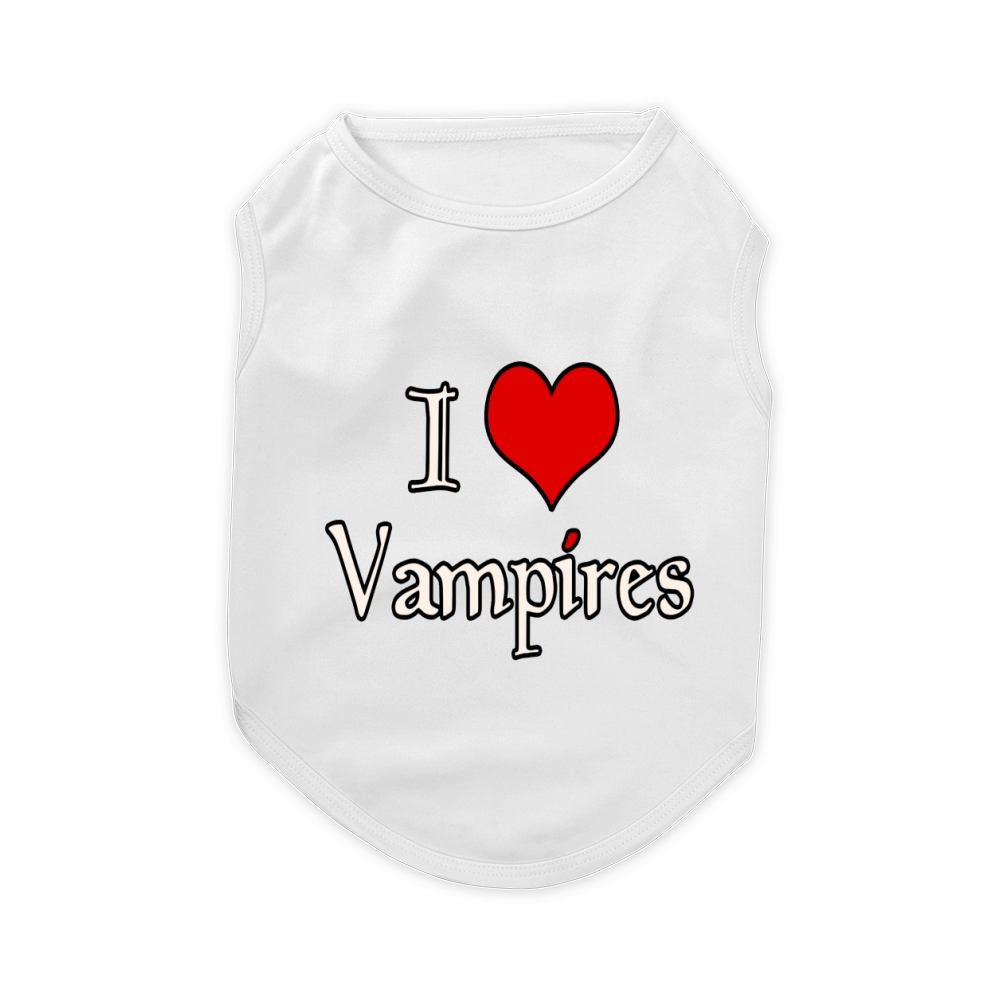 I love Vampires Pet T-Shirt