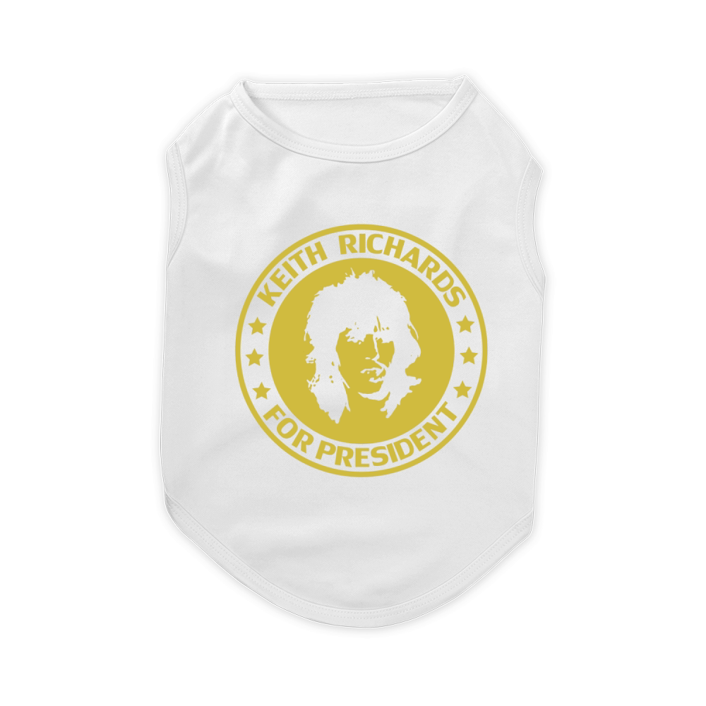 Keith Richards Tshirt Pet T-Shirt