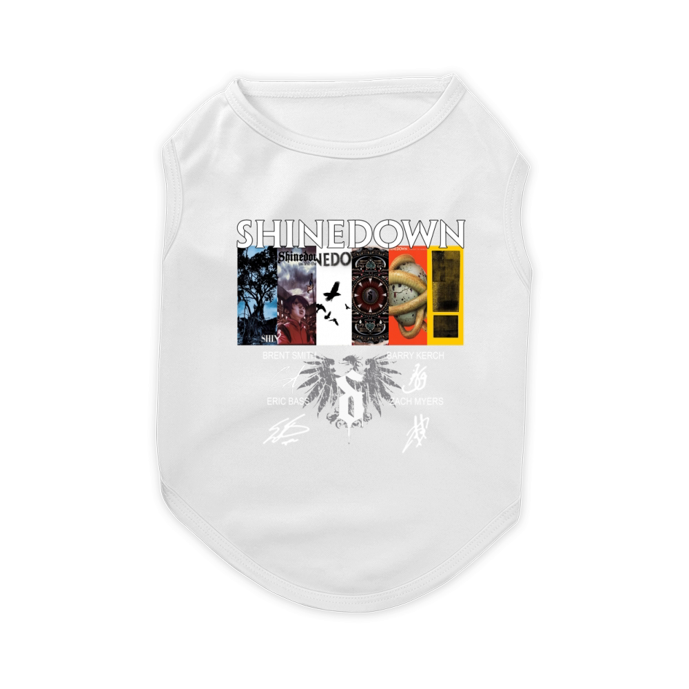 Shinedown 19th Anniversary 2001 2020 signature Pet T-Shirt