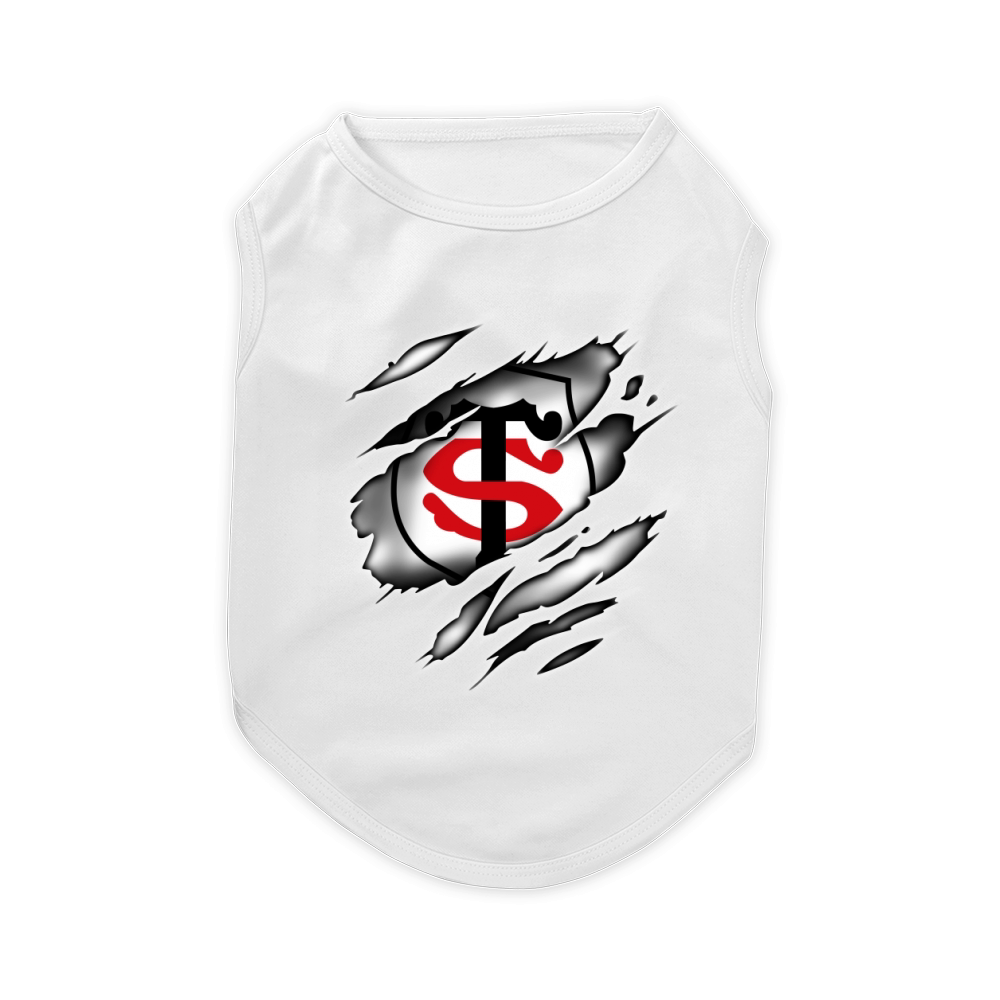 Stade Toulousain-rugby-fr-Heart Pet T-Shirt