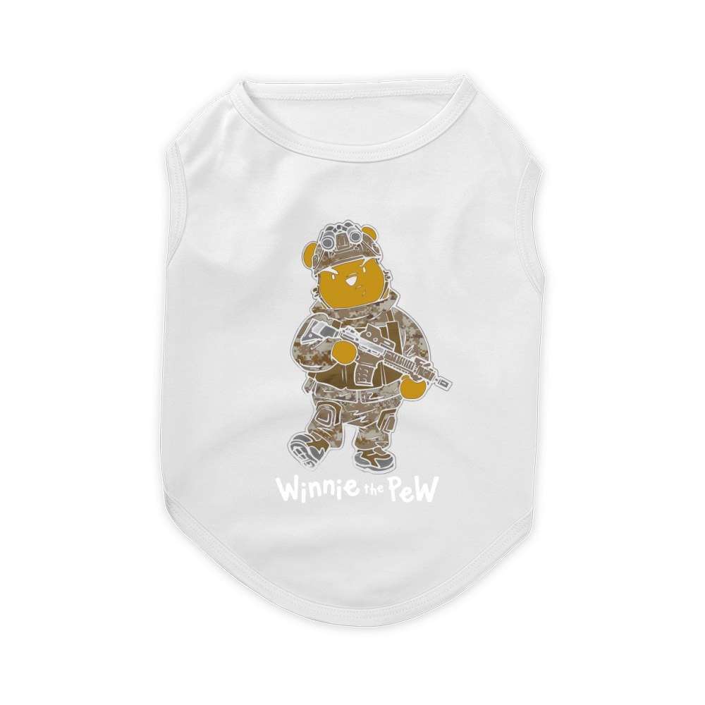 Winnie The Pew Marine Pet T-Shirt