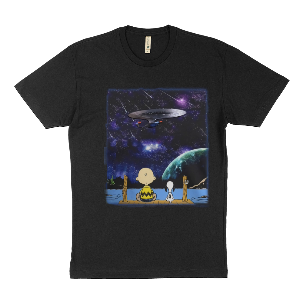 Charlie Brown Snoopy Enterprise Shirt Sustainable T-Shirt