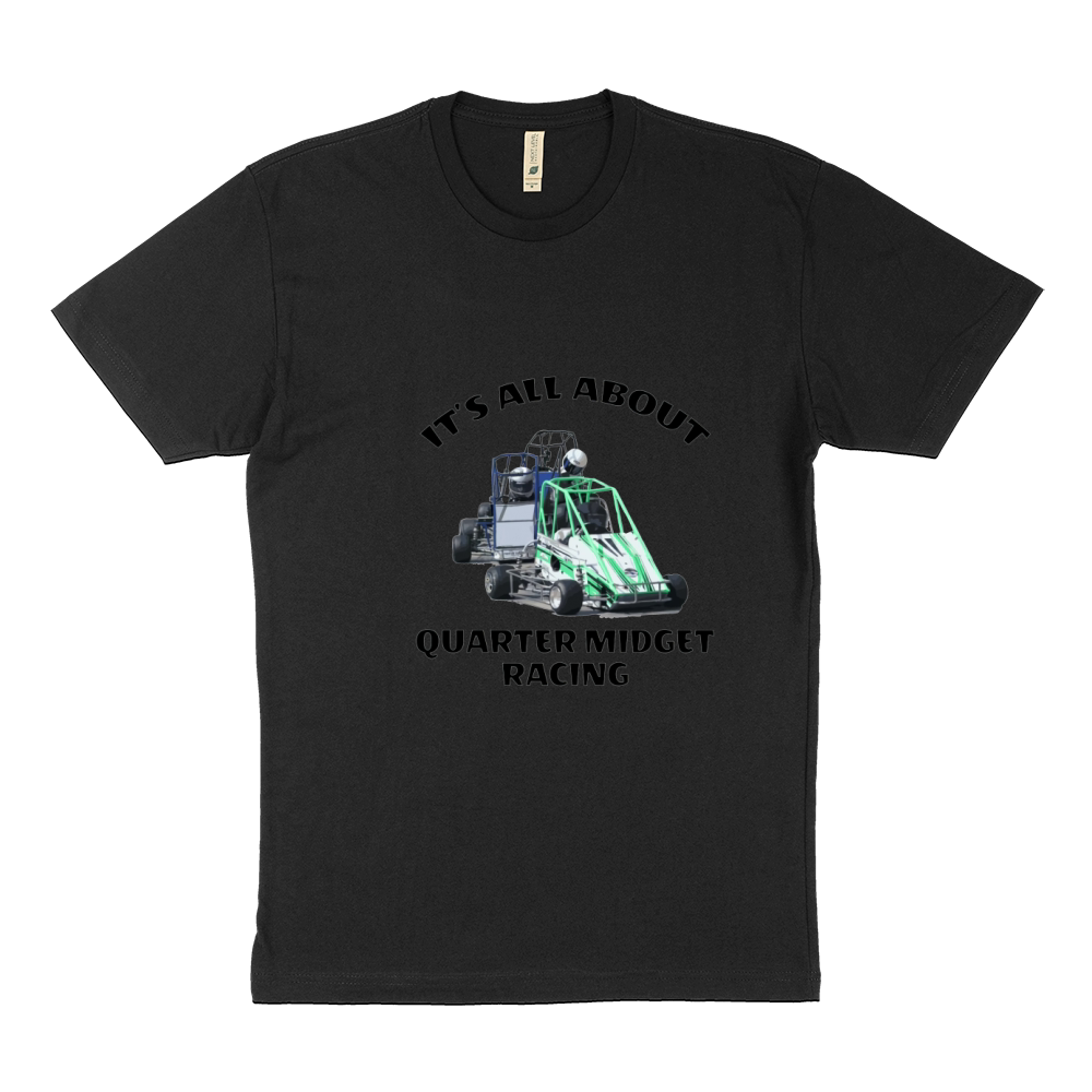 It is all about Quarter Midget Racing Sustainable T-Shirt