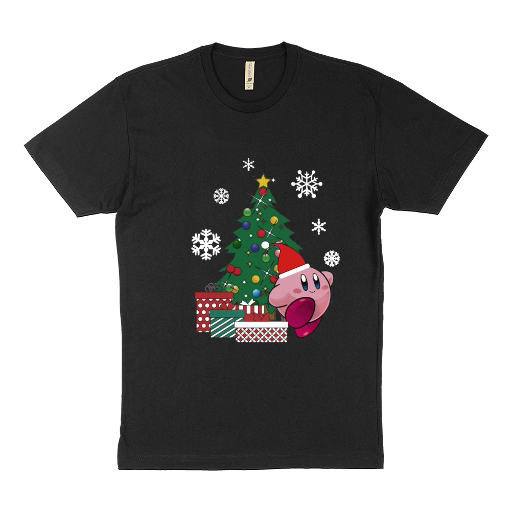 Kirby Around The Christmas Tree Sustainable T-Shirt