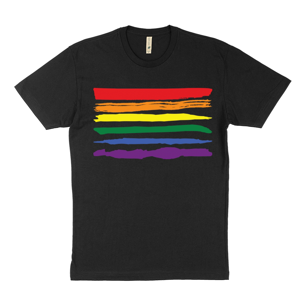 LGBTQ Flags Painting Colors Support Love Sustainable T-Shirt
