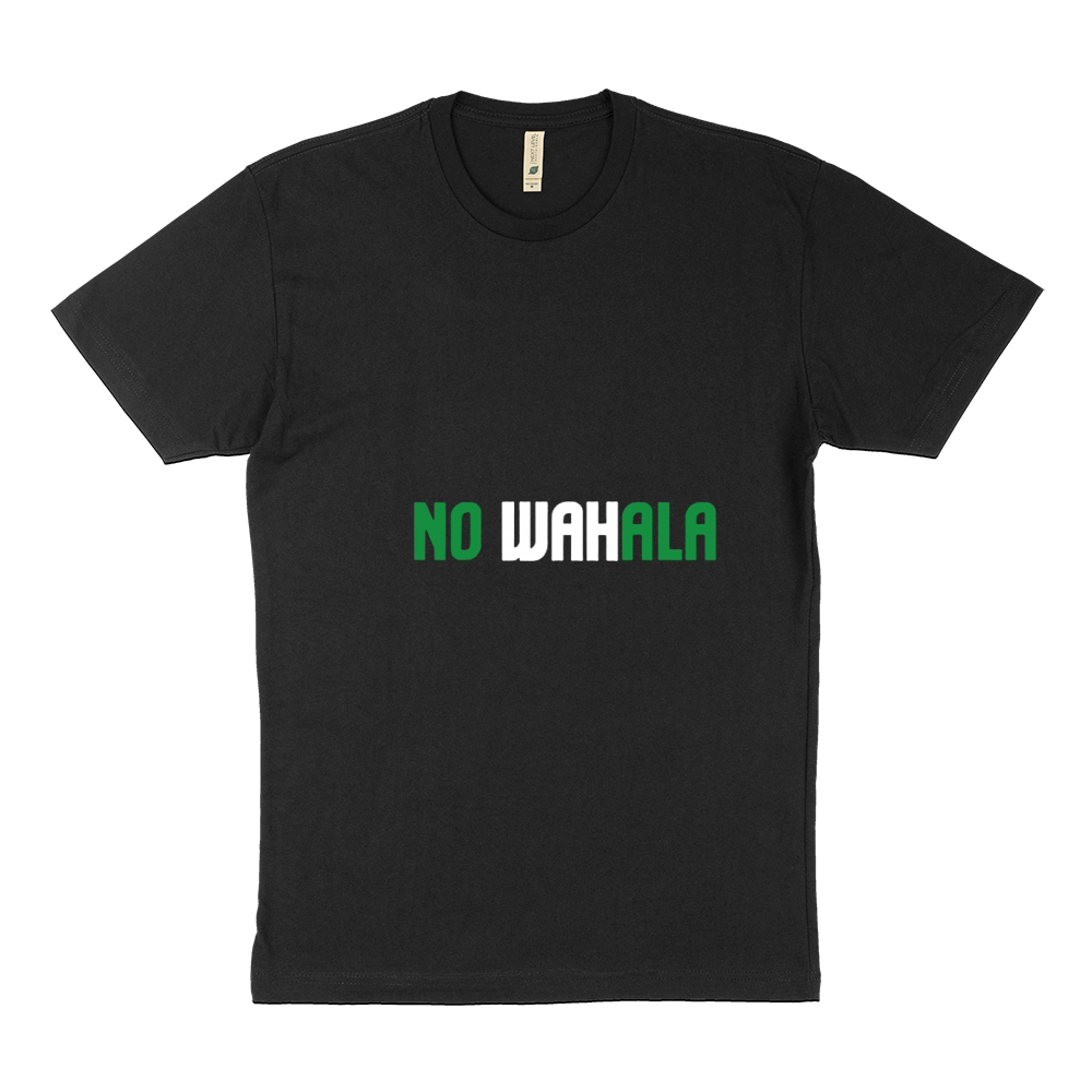 No Wahala Nigeria Flag Sustainable T-Shirt