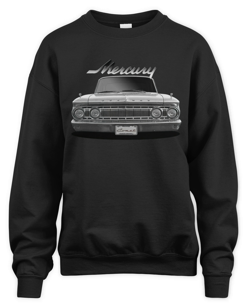 1962 Ford Mercury Comet White Two Sided Unisex Premium Crewneck Sweatshirt