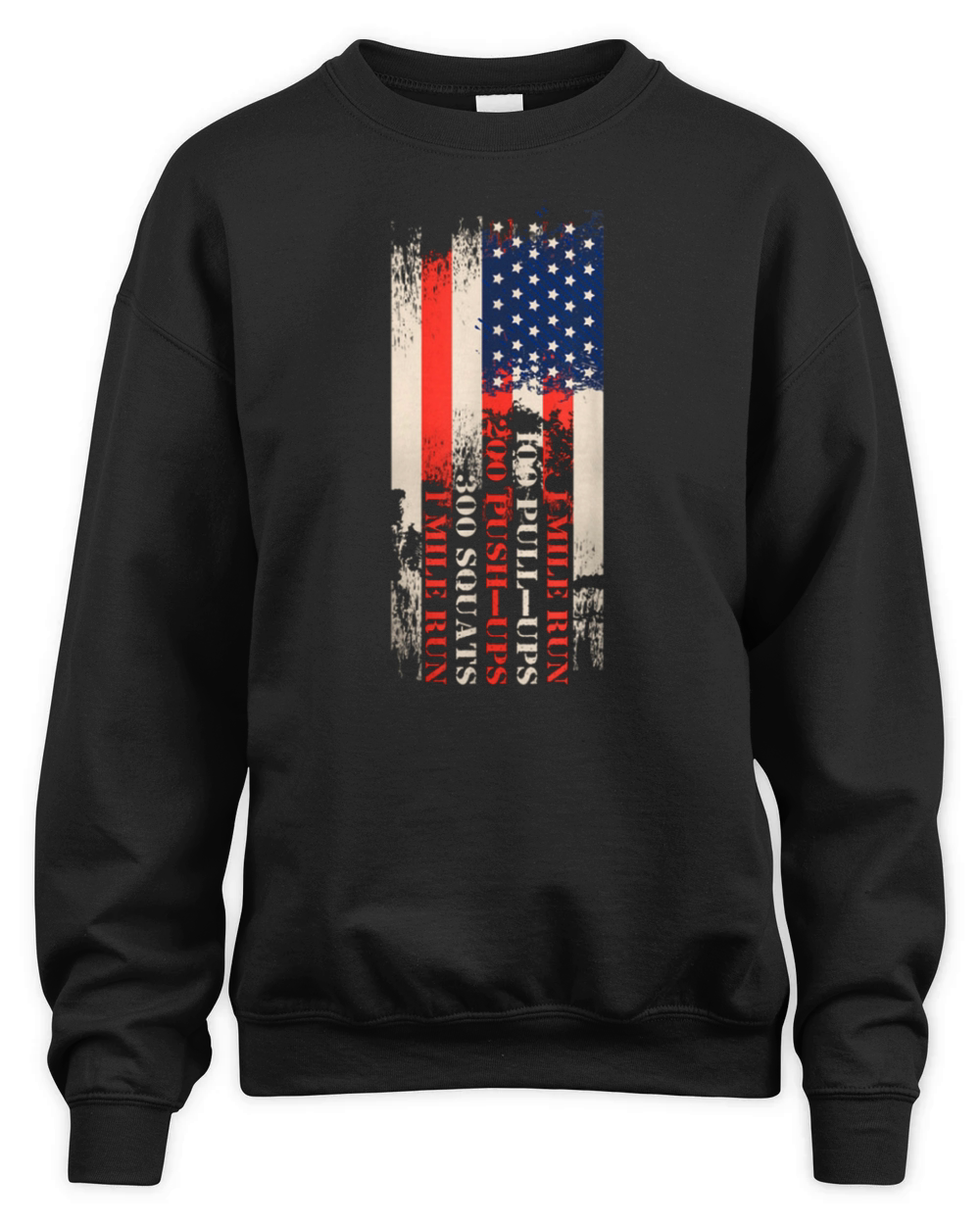 Memorial Day Murph Workout Unisex Premium Crewneck Sweatshirt