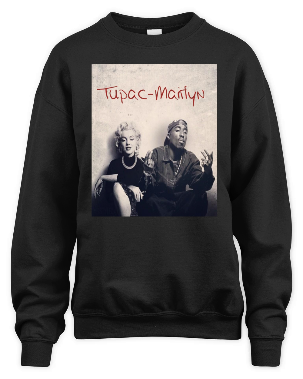 TuPac Marilyn Fans Unisex Premium Crewneck Sweatshirt