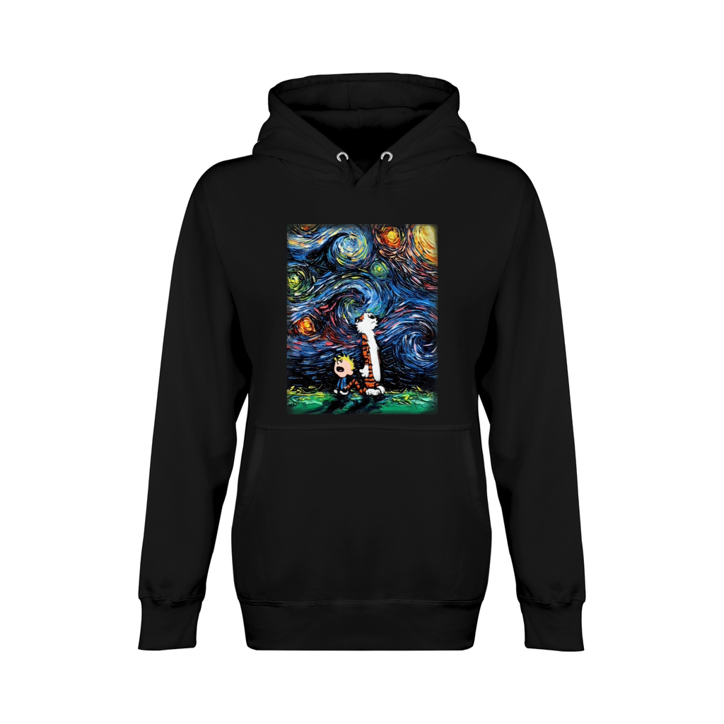 calvin and hobbes starry night t shirt T-Shirt Unisex Premium Pullover Hoodie