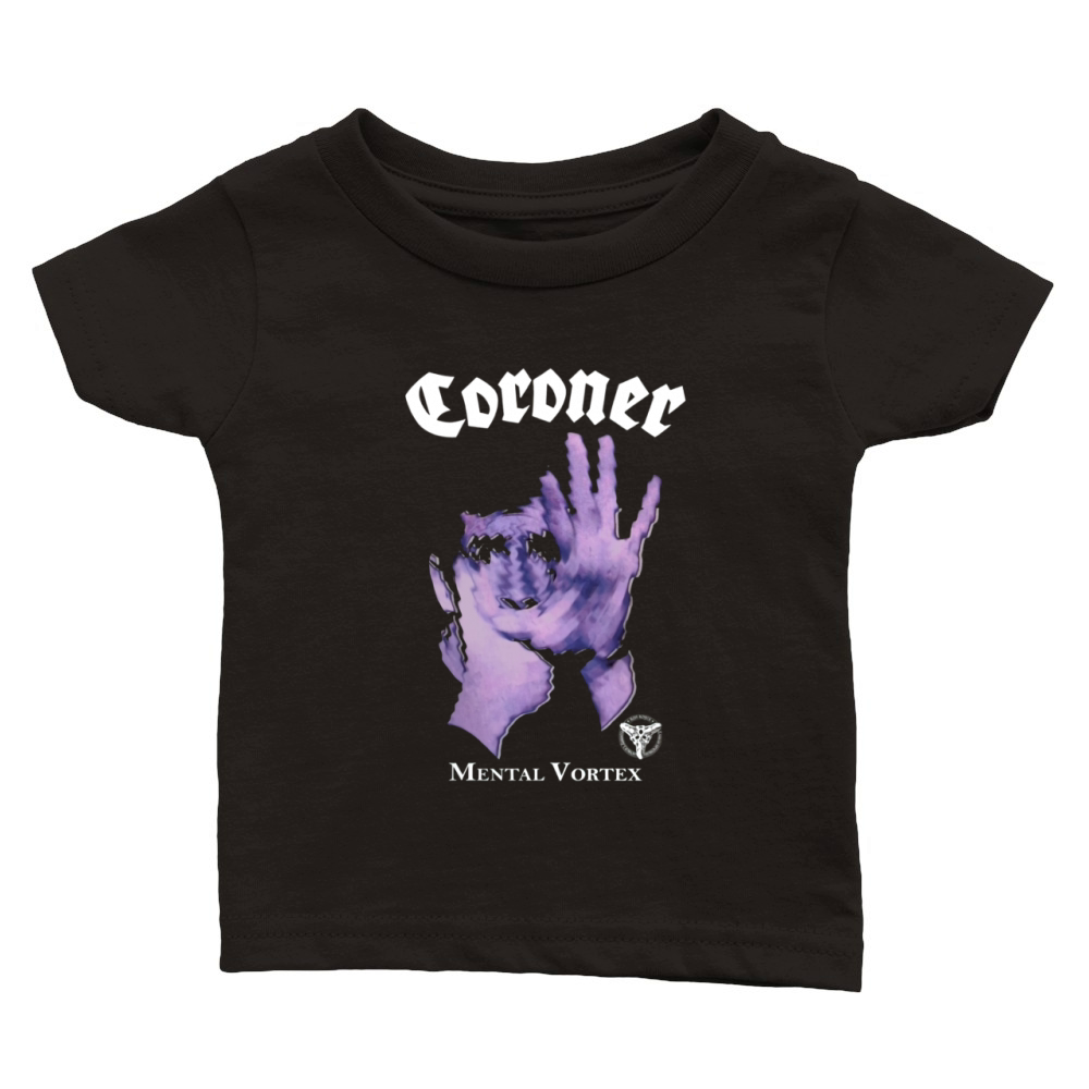 Coroner - Mental Vortex album Tshirt Classic Baby Crewneck T-shirt